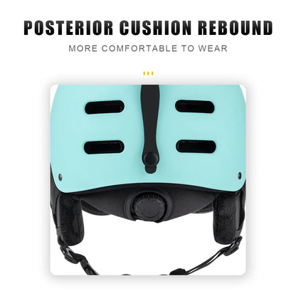 Skiing Helmet Snowboard Helmet With Detachable Glasses Winter Outdoor Sports Ski Helmet Safety Skateboard Skiing Snowboard Snow
