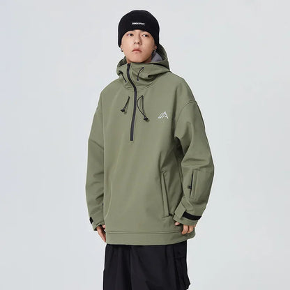 New Couple's Skiing Jackets 2025 Winter Warm Snow Clothes Pro Windproof Woman Ski Sport Hoodies Man Outdoor Snowboard Tracksuit