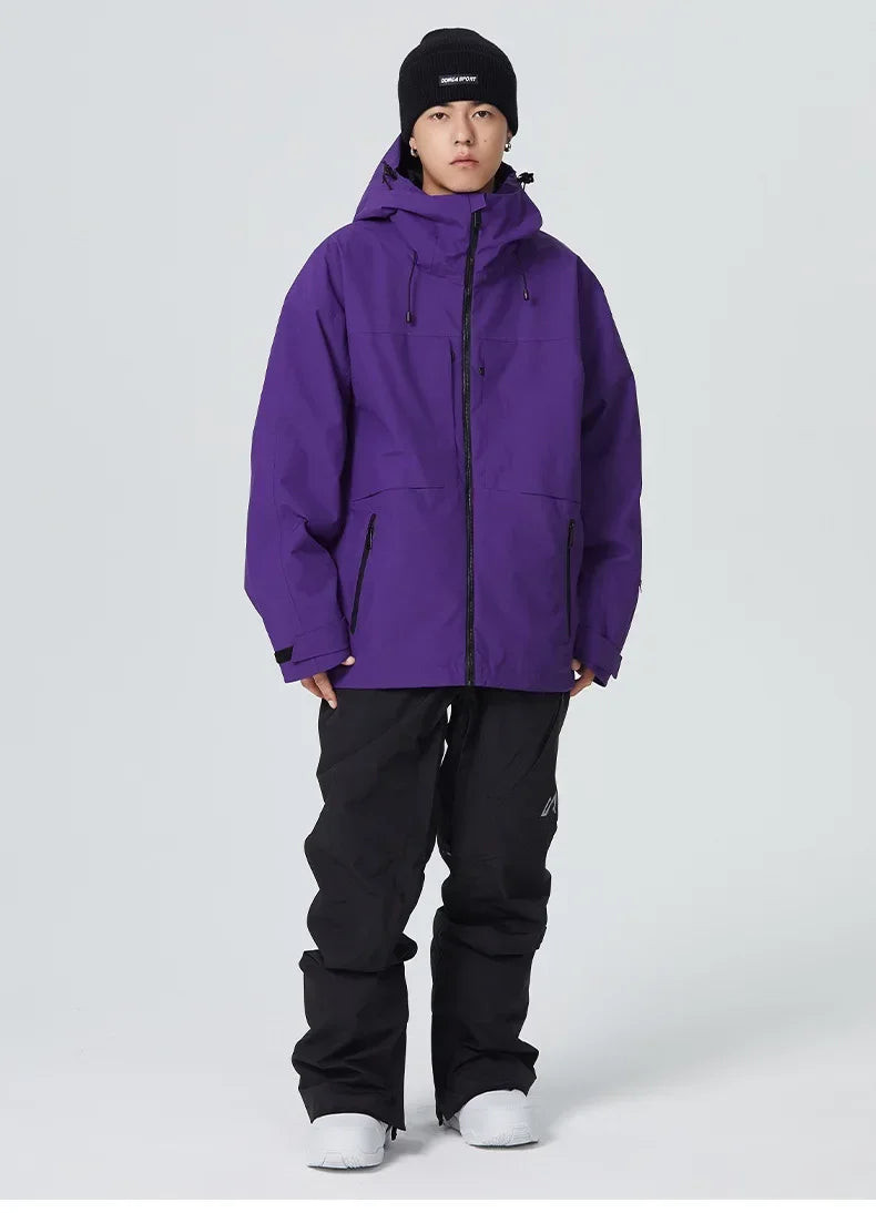 2025 Winter Couple Skiing Jackets New Woman Snowboard Sport Tops Man Warm Skiing Coats Pro 3L Waterproof Windproof Snow Clothes