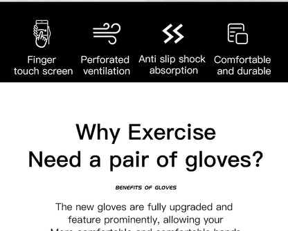 Autumn Winter MTB Cycling Long Finger Gloves Non-Slip Wear Shock Proof Breathable Touch Screen Bicycle Motorbike Gloves Men