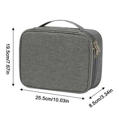 Electronics Organizer Travel Case Compact Waterproof Electronics Organizer Case Travel Essentials Cable Storage Bag For Mini