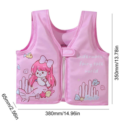 Baby Life Jacket 3D Cute Swimming Vest for Children Buoyancy Floating Vest Swimming Vest Float Child Life Jacket Pool Swimwear