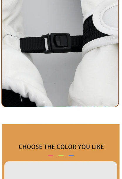 Waterproof ski gloves for women, warm and windproof for men, with added insulation and thickness. Suitable for cycling, outdoor