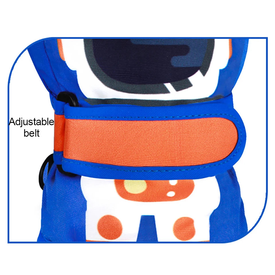 KoKossi Winter Children Ski Gloves Keep Finger Warm Thicken Waterproof Snowboard Snow Kids Gloves For Boys Girls Windproof