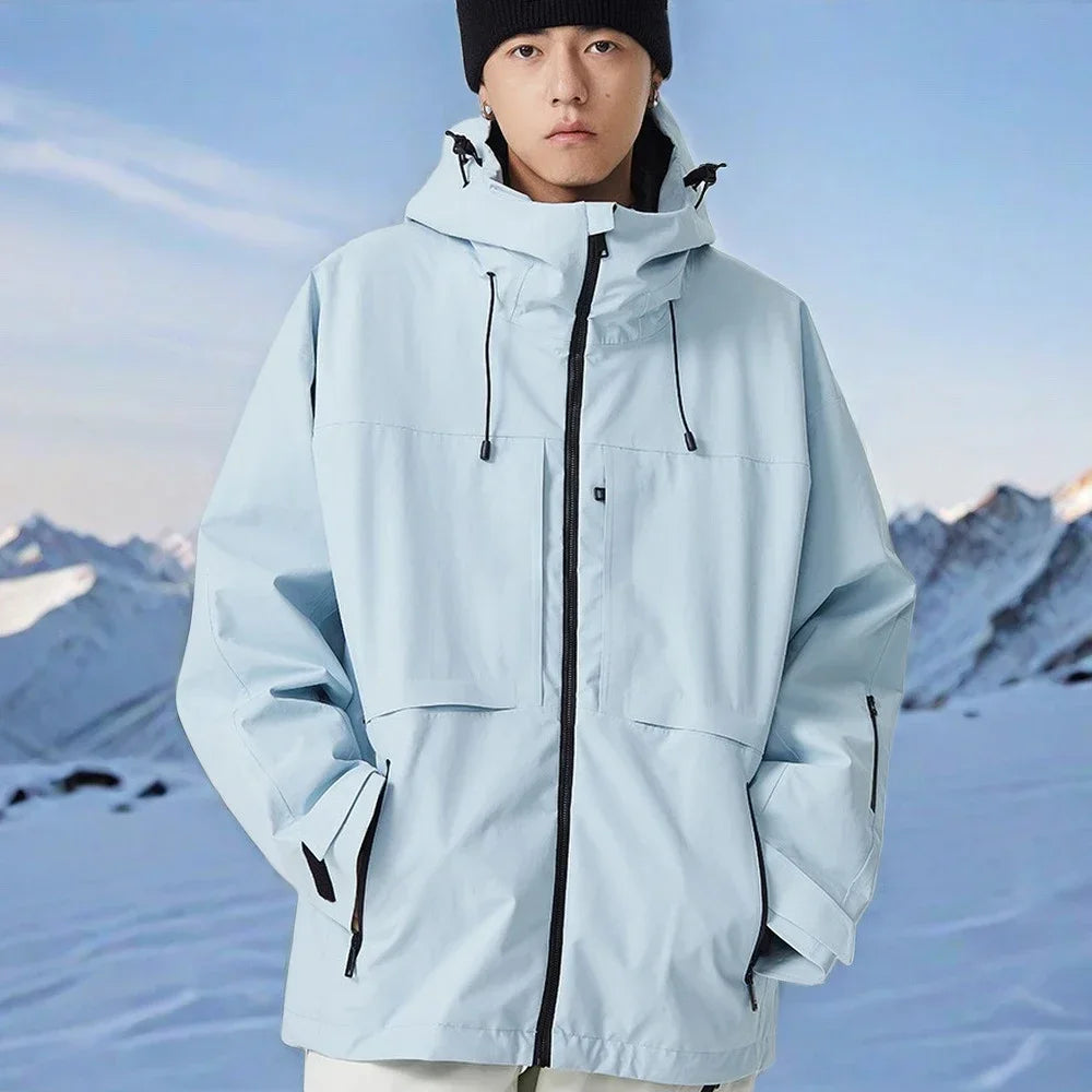 2025 Winter Couple Skiing Jackets New Woman Snowboard Sport Tops Man Warm Skiing Coats Pro 3L Waterproof Windproof Snow Clothes