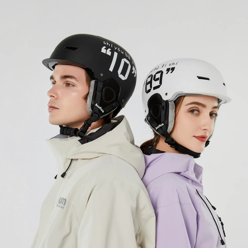 KUFUN Ski Helmet Snow Sports Snowboard Skiing Skateboard Skating Cute Animal Women Men Adult Kids Winter Safety Children
