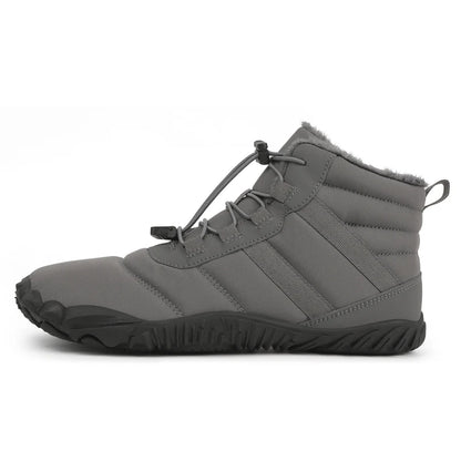 Men Winter Outdoor Velvet Warm Snow Boots Hiking Shoes Waterproof Ski Shoes High-Top Large Size Cotton Boots Thick Cotton Shoes