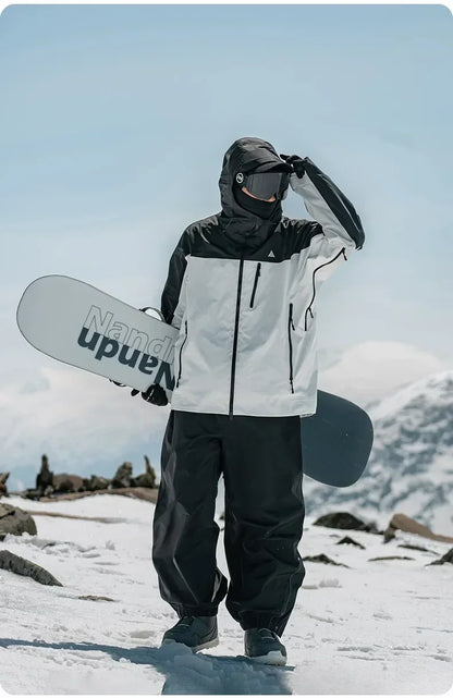Snowboarding Single Board Waterproof Loose Fit Wear Resistant Professional Double Board Ski Pants Snowboard Pants For Men Women