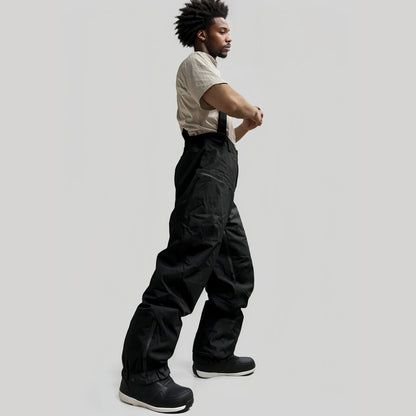 New Men Skiing Pants Winter Thickening Warm Ski Overalls Windproof Snowboard Trousers Outdoor Loose Snow Clothes Waterproof Pant