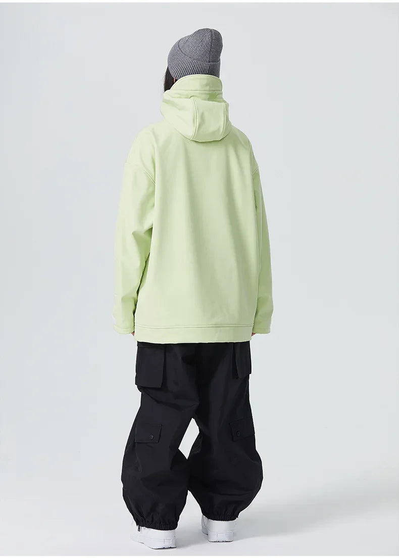 New Couple's Skiing Jackets 2025 Winter Warm Snow Clothes Pro Windproof Woman Ski Sport Hoodies Man Outdoor Snowboard Tracksuit