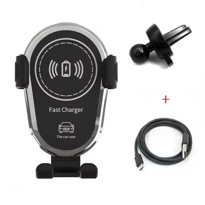 30W Wireless Chargers Fast Car For iPhone 15 14 13 12 11 Pro XS Max XR Samsung Xiaomi Wireless Charging Phone Car Holder Charger