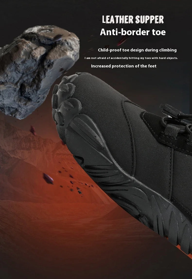 Hiking shoes Pro Non-Slip Waterproof Winter, Winter Barefoot Shoes,  Mens Womens Winter Barefoot
