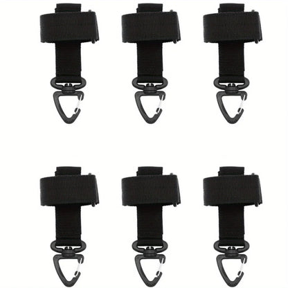 Multi-purpose Nylon Gloves Hook Work Gloves Safety Clip Outdoor Tactical Climbing Rope Camping Hanging Buck Outdoor Camping