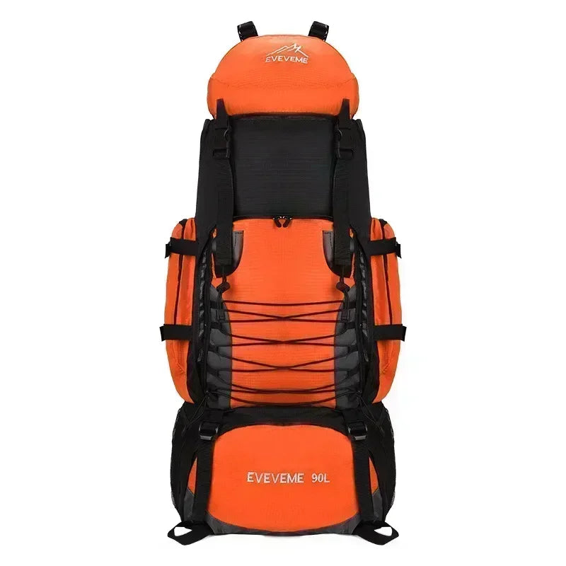 90L Large Capacity Travel Backpack Men Women Camping Hiking Climbing Mountaineering Bags Outdoor Sports Shoulder Rucksack