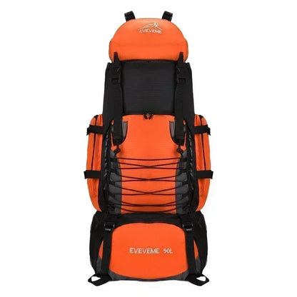 90L Large Capacity Travel Backpack Men Women Camping Hiking Climbing Mountaineering Bags Outdoor Sports Shoulder Rucksack
