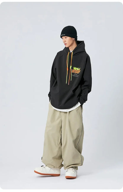 Southern Potato Ski Pants Women's Single Board Waterproof Ski Outerwear Loose Fit Men's Casual Pants For Outdoor Activities