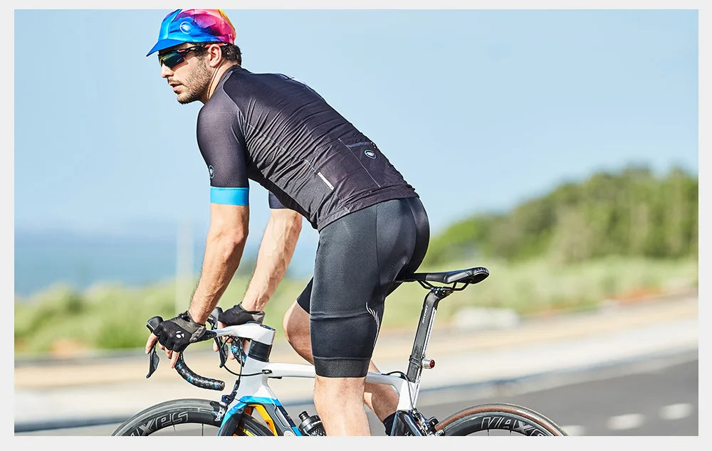 RION High Quality Classic Men Cycling Bib Shorts Bicycle Culotte Ciclismo Bike Pants Pad MTB Clothing Bretelle Braces Dolomiti