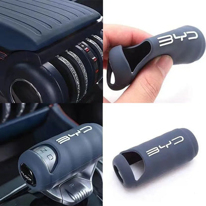 BYD Atto 3 Yuan Plus Car Gear Knob Protective Cover Silica Gel Auto Accessories for BYD Atto3 ATTO 3 2022 2023 2024