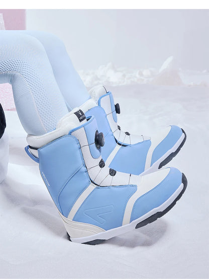 VECTOR Professional Women Man Ski Shoes Warm Waterproof Snowboard Boots Non-slip Leather Breathable Snow Boots Equipment