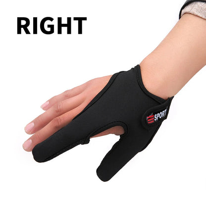 Fishing Gloves 2 Fingers Protector Breathable Anti-Slip Anti-Cut Fishing Gloves Carp Outdoor Fishing Tackle Accessories Supplies