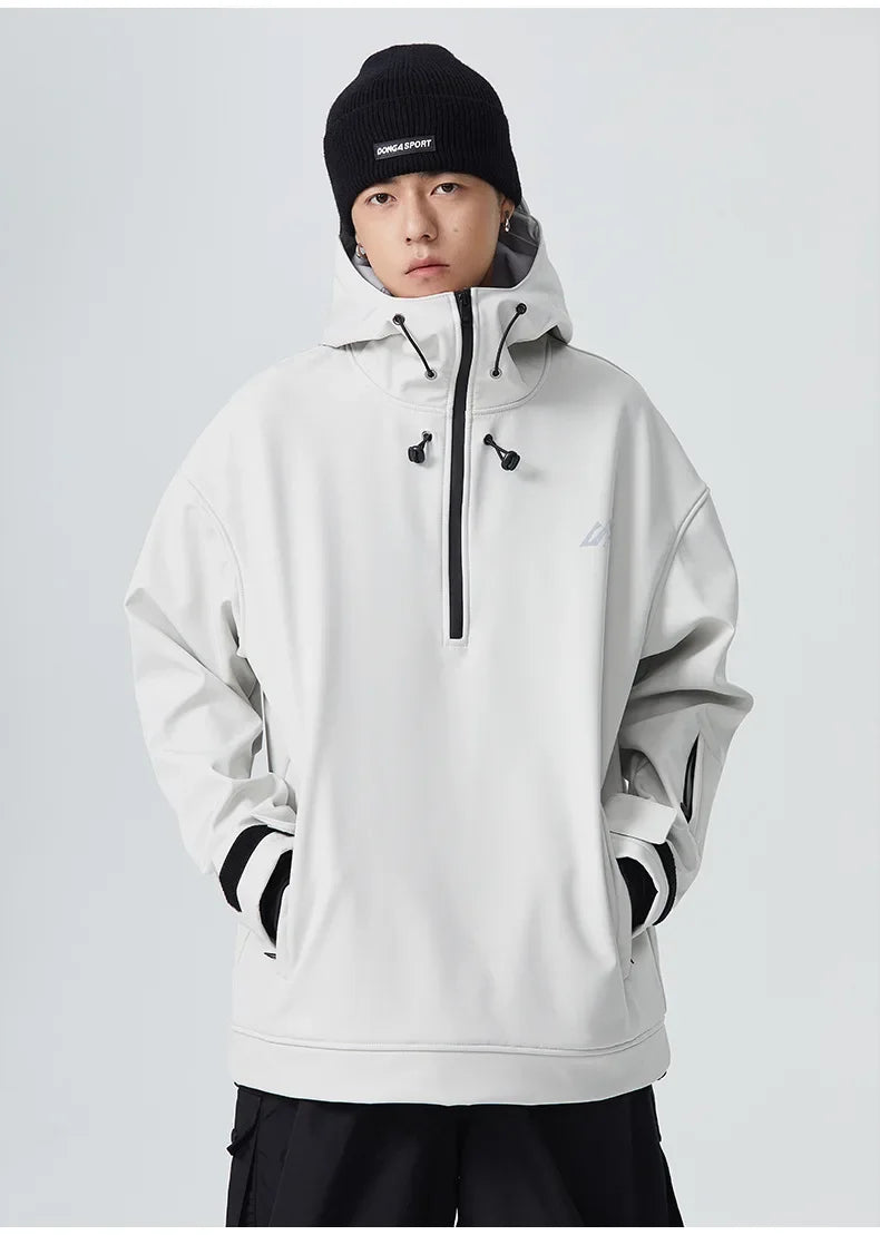 New Couple's Skiing Jackets 2025 Winter Warm Snow Clothes Pro Windproof Woman Ski Sport Hoodies Man Outdoor Snowboard Tracksuit