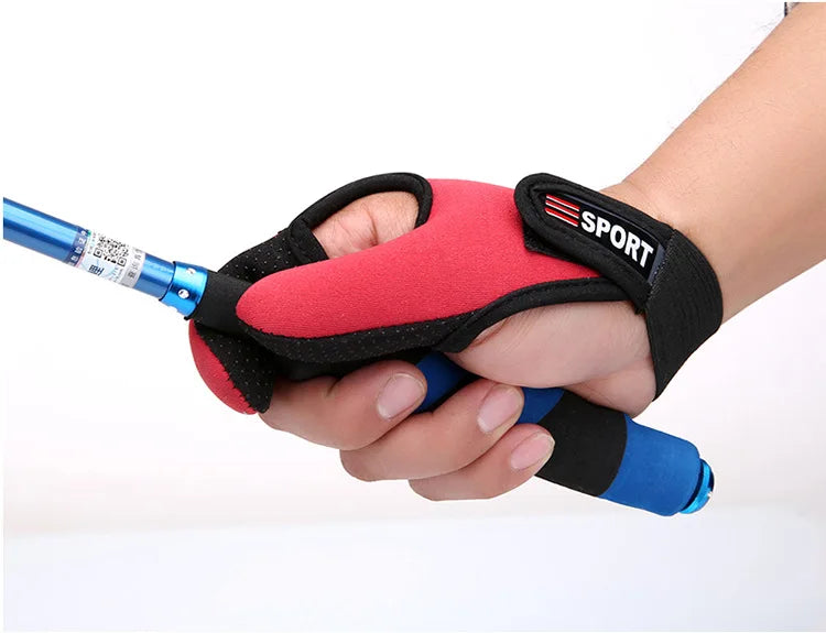 Fishing Gloves 2 Fingers Protector Breathable Anti-Slip Anti-Cut Fishing Gloves Carp Outdoor Fishing Tackle Accessories Supplies