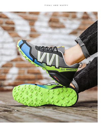 Men Hiking Shoes Waterproof Women Outdoor Trainers Lace-up Climbing Trekking Sneakers Mountain Walking Hunting Tactical Boots 47