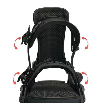 Snowboard Bindings 3D Fully Adjustable Wrapped Binding Shock-absorbing and Comfortable Base