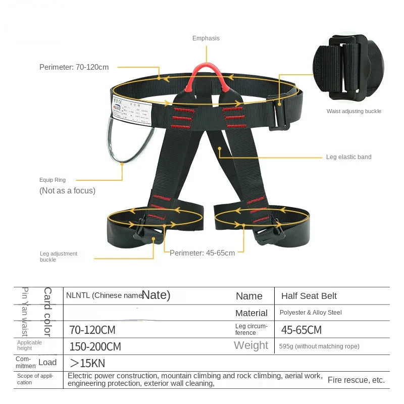 Aerial Work Safety Harness | High-altitude Rock Climbing Outdoor Harness