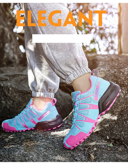Men Women Waterproof Hiking Shoes Outdoor Camping Trainers Mountain Climbing Trekking Sneakers Walking Hunting Tactical Boots