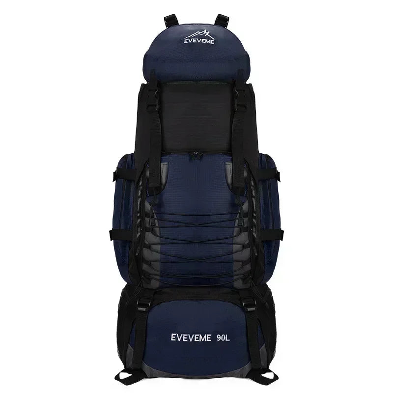 90L Large Capacity Travel Backpack Men Women Camping Hiking Climbing Mountaineering Bags Outdoor Sports Shoulder Rucksack