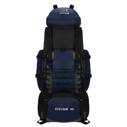 90L Large Capacity Travel Backpack Men Women Camping Hiking Climbing Mountaineering Bags Outdoor Sports Shoulder Rucksack