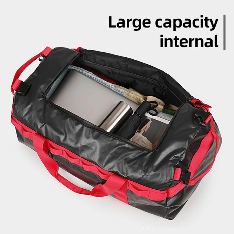80L Climbing Backpack Sports Fitness Bag Gym Yoga Bags Outdoor Trekking Hiking Camping Rucksack Large Weekend Luggage Schoolbag