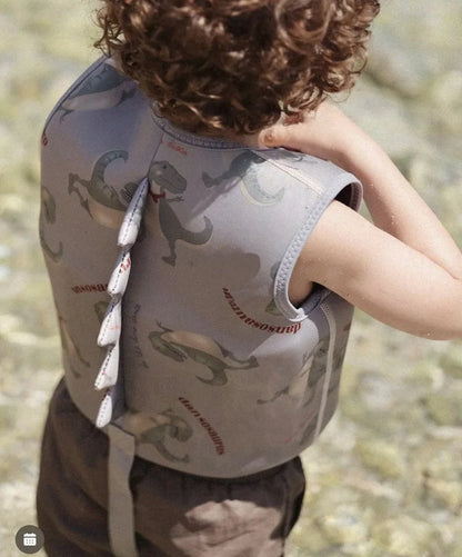 Cute 1-6 Years Children Swim Vest Kids Safety Life Jacket Baby Toddler Swimming Training Kayak Beach Watersports Swimwear