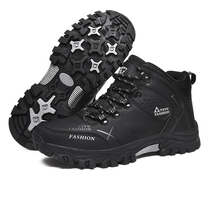 Hiking Shoes Men Ankle Boots Outdoor Camping Anti-collision Climbing Shoe Lace Up Climbing Trekking Sneakers