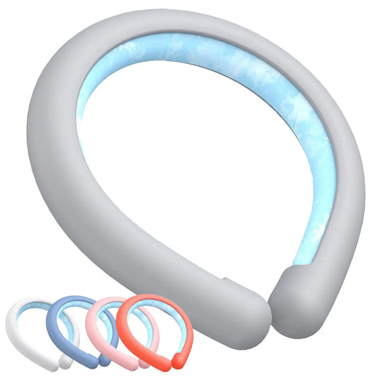 Wearable ice neck wrap summer heatstroke prevention Outdoor sports cooling tube Reusable Cold gel Neck cooler for hiking running