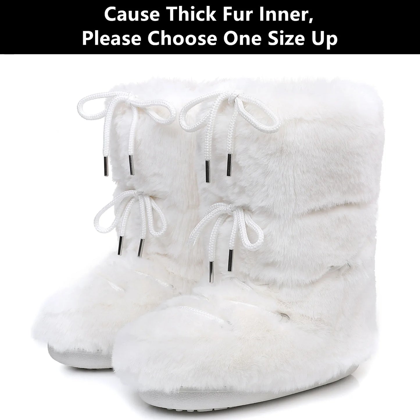 2025 Winter Lace-up Ankle Boots Women Snow Boots Brand Design Classic Platform Waterproof Non-slip Cotton Boots Woman Ski Boots