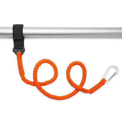 Kayak Paddle Leash Wear-resistant Kayak Canoe Stretchable Kayak Paddle Camping Tent Leash Adjustable Paddle Holder Tool Lanyard