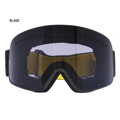Magnetic Ski Goggles Lens Double Layer Skiing Anti-fog UV400 Snowboard Goggles Men Women Ski Glasses Eyewear