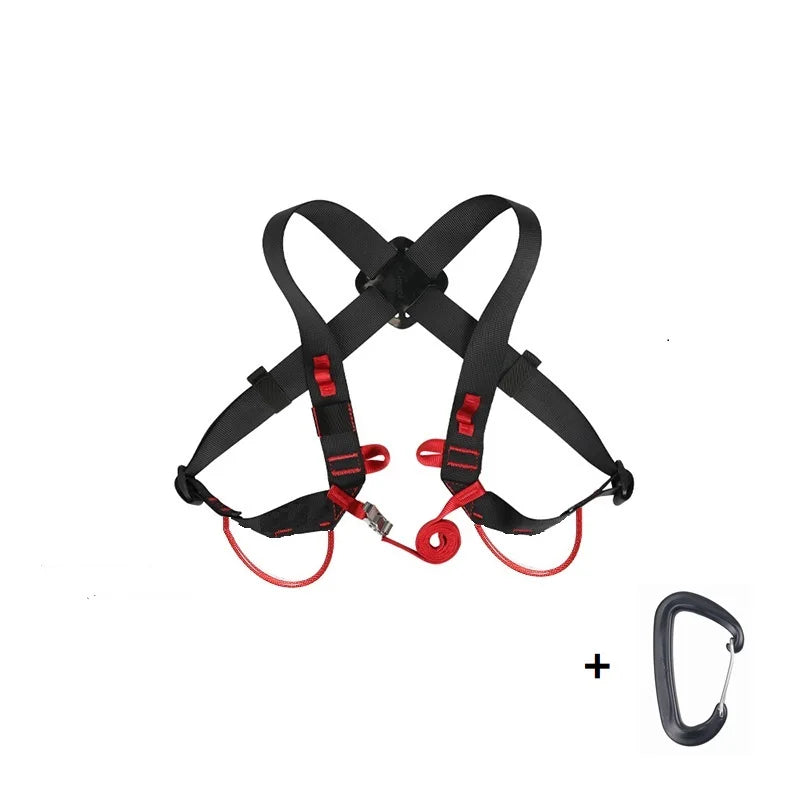 Rock Climbing Shoulder Girdles Adjustable Chest Safety Belt Harness