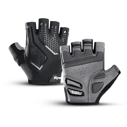 Half-Finger Men'S And Women'S Cycling Gloves Liquid Silicone Shock-Absorbing Breathable Sports Bike Fitness Gloves Hiking Gloves
