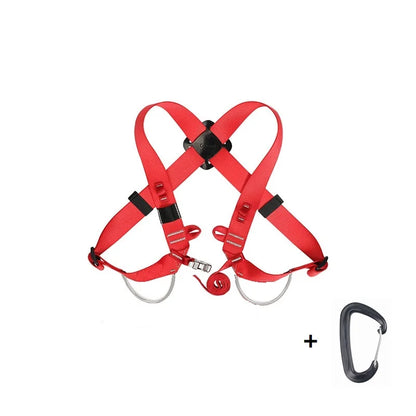 Rock Climbing Shoulder Girdles Adjustable Chest Safety Belt Harness