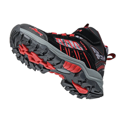Kids Hiking Boots Boys Girls Outdoor Walking Climbing Sneaker Comfortable Snow Shoes Hiker Boot Antiskid Steel Buckle Sole
