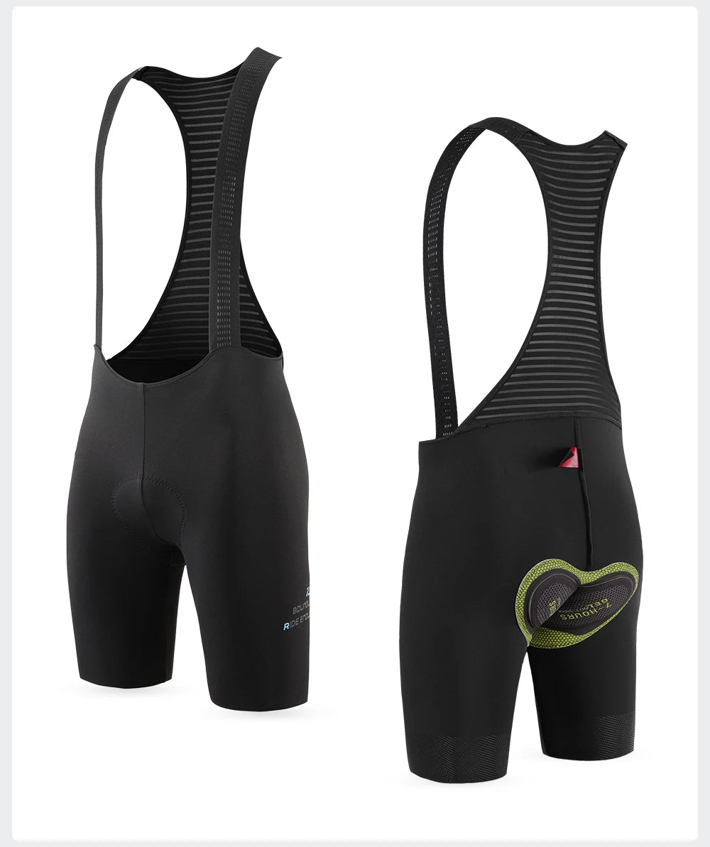 Men's Cycling Bib Shorts Seamless Outdoor Wear Bike Ride 7 Hours Padded Pro Team Riding Bib Tights Breathable MTB Cycling Shorts