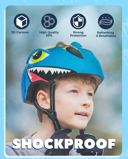 VICTGOAL Kids Bicycle Helmet Child Sports Safety Cycling Protection Knee Elbow Pad Sets Balance Bike Roller Skating Helmet Guard