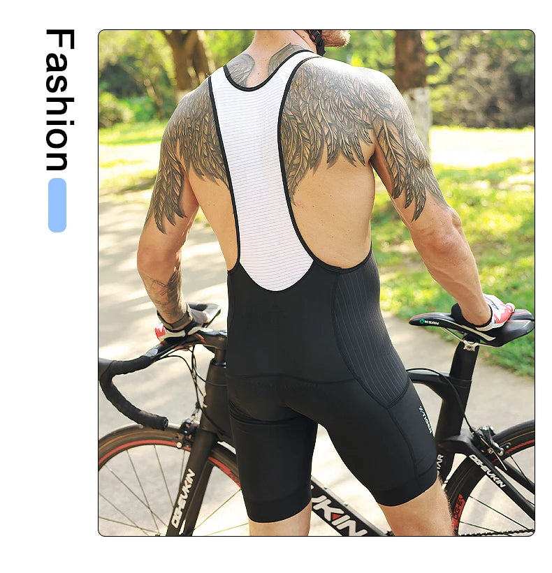 X-TIGER Pro Men's Cycling Bib Shorts Bretelle Professional Cyclist MTB Road Tights Bicycle Clothing For Long Distance Riding