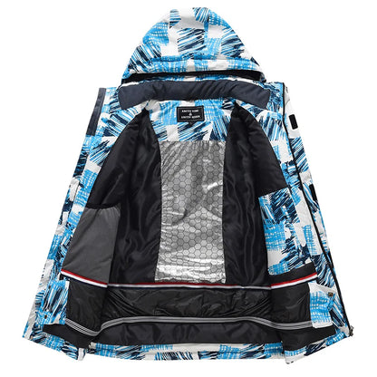 New Male Ski Jacket For Winter Men's Breathable Waterproof Windproof Warm Snowboarding Jacket Outdoor Sports Skiing Tops For Men