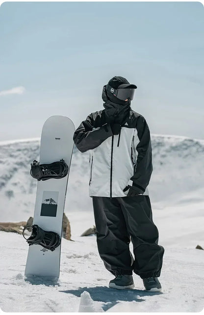 Snowboarding Single Board Waterproof Loose Fit Wear Resistant Professional Double Board Ski Pants Snowboard Pants For Men Women