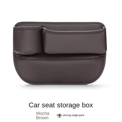 Car Seat Gap Organizer Multifunction Console Crevice Filler Side Storage Box with Cup Holder Sundries Storage Pocket Accessories