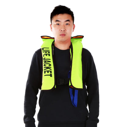 Manual Inflatable Life Jacket Adult Life Vest Water Sports Swimming Fishing Survival Jacket
